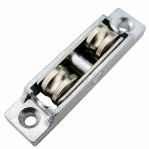 88 Tyle Slot/Flat Metal Axles Double Pulley Roller Sliding Double Wheel Window Pulley Weight Bearing Roller Runner Wheel