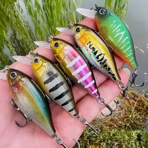 PROBEROS Crankbait Lure 7.5cm 14g Sinking Minnow Fishing Lure Artificial Hard Baits Crank Lures Casting Siakap Haruan Fishing Tackle