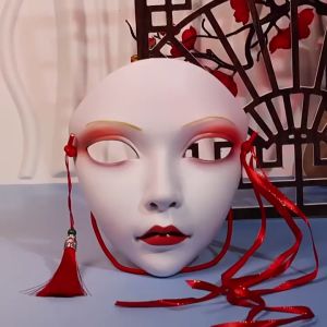 หน้ากากพลาสติก เพ้นท์มือ สําหรับปาร์ตี้ฮาโลวีน (ส่งจากไทย)