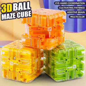 Logical thinking toy ball maze cube Educational Labyrinth Cube 3d Magic cube toy Puzzle Game diy fidget toy Adults children