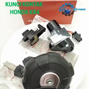KUNCI KONTAK SET K84 HONDA CRF150 PLUS TUTUP TANGKI KONCI JOK SET KEYSET KUALITAS ASLI ORIGINAL