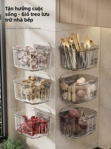 youqin | Non-Drilling Wall-Mounted Spice and Produce Storage Rack