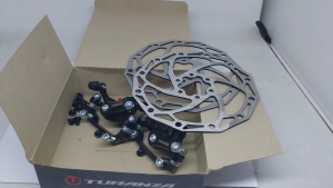 Rem Cakram Disc Brake Sepeda Depan Belakang Komplit