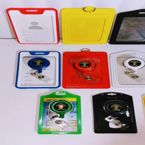 Gantungan Yoyo Id Card Putar Stainless Kementerian Hukum/Pengayoman + Tempat/Holder Id Card