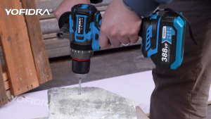 700N.m Brushless Electric Impact Drill Electric Drill 13mm Cordless Screwdriver DIY Woodworking Power Tool For Makita 18V Battery