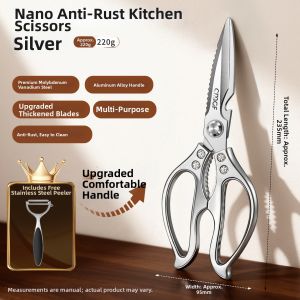 BAKULI | High Hardness Sharp Bone Scissors Food-Grade Stainless Steel