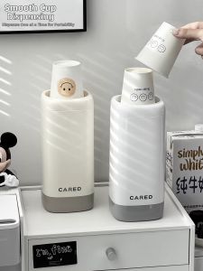 MIVOFIVO | Wall Mounted Paper Cup Dispenser Storage Rack