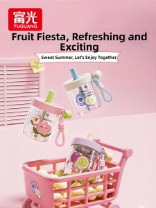 Fuguang | Aesthetic Glass Straw Cup Heat & Cold Resistant