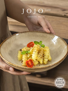 ชามซุปเซรามิก JOJOS L. PD. Guang ชามทานเช้าสไตล์ญี่ปุ่น ขนาด 20 ซม. ชามเส้นหมัก ชามต้มยำสีสวยๆ