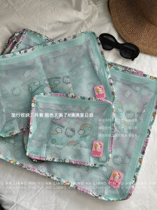 กระเป๋าใส่เสื้อผ้าเดินทาง 3 ชิ้น ความจุขนาดใหญ่ ทนทาน หนา เครื่องมือเรียงลำดับสำหรับใส่เครื่องใช้ในบ้านและเครื่องมือเรียบร้อย