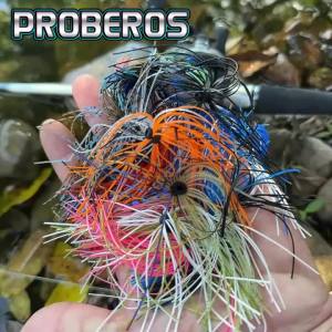 Proberos 10 Chiếc Váy Silicon Nhân Tạo Co Giãn Lỗ Dù Váy Dành Cho Câu Cá Buzzbaits Spinner Buzz Mồi Phụ Kiện