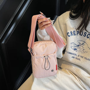 Túi Đeo Chéo Phong Cách Nhật Bản INS Màu Trơn Cho Nữ Túi Đeo Vai Đơn Thời Trang Đa Năng Túi Đeo Chéo Nhỏ Cho Nữ