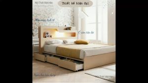 GIAO TOÀN QUỐC Giường ngủ gỗ có ngăn kéo 1.6mx2m