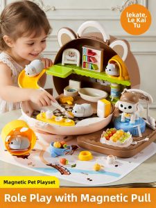 XINGE | Magnetic Hamster Imitation Playhouse Toy for Children