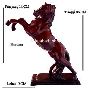 Pajangan patung kuda unik ukuran besar kuda Masteng