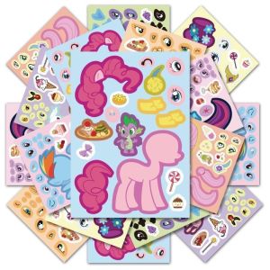 Hasbro | Bộ Sticker Trang Trí My Little Pony Cho Bé Gái Đồ Chơi Sáng Tạo Không Cần Cắt Sticker Nghệ Thuật Phụ Kiện Tự Làm Vui Nhộn