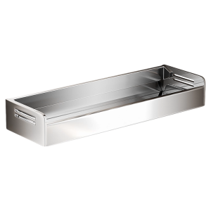 B&W | Stainless Steel Bathroom Storage Rack No Drilling Required
