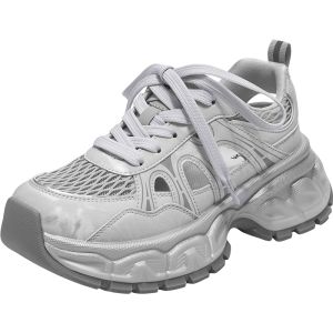 Agsdon | Silver Elevated Sporty Sandals Summer Shoes
