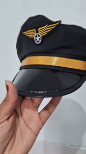 Universal Pilot Hat Aviation Cap For Cosplay Costume Party Decor Prop