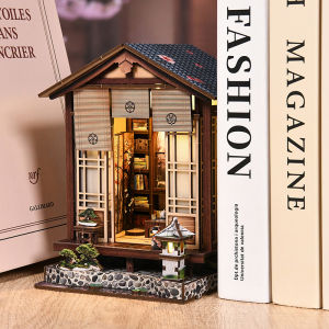 New Moss Lamp & Garden DIY Wooden Bookend 3D Puzzle - Hand Assembly Miniature House Model Home Decor Christmas  Black Friday