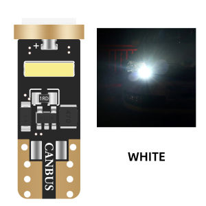 KEVANLY | 10X W5W LED T10 Car Interior Light Bulbs Canbus 2070 3SMD Super Bright Auto License Plate Lamp Dome Read Light 12V 6000K White