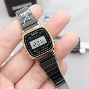 นาฬิกาข้อมือ SKMEI เหมาะสำหรับผู้หญิง แบรนด์แท้ กันน้ำ100% ดิจิตอล สายปรับได้ ไม่ต้องตัด