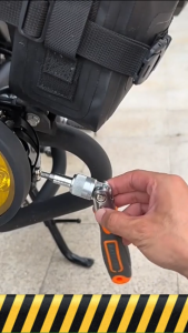 Multi-functional Screwdriver and High-hardness Ratchet Wrench Tool Set for On-board Repair Motorcycle