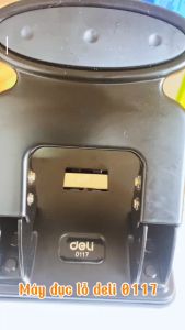 Máy đục lỗ Deli 0117 - máy bấm lỗ 35 tờ/lần chính hãng