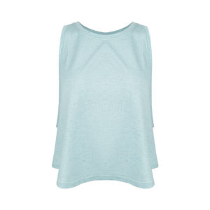 Womens Fitness Clothing Quick Dry Long Loose Sleeveless Yoga Running Top MONTIEL Brand Moisture Wicking Pure Color