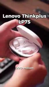Lenovo | Lenovo LP75 Sports Wireless Earphones with MicsButton Control LED Power DisplayHifi Stereo Sound Bluetooth 5.3 TWS Headphone