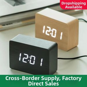 HUIYANGXU | Voice Control Snooze Smart Home Digital Clock Temperature Display