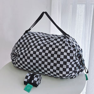 Cartoon Foldable Eco-friendly Small Capacity Large Shopping Bag With Zipper