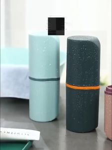 Toothbrush Holder Mouthwash Cup Creative Portable Travel Toothbrush Box Set Lovers Brush Teeth Cup