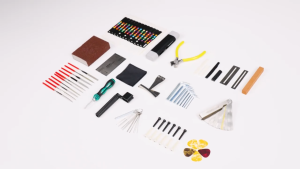 LEKATO 72Pcs Peralatan Gitar Wrench String Winder Alat Perbaikan Gitar Perlengkapan gitar Profesional Kit Alat Pemeliharaan