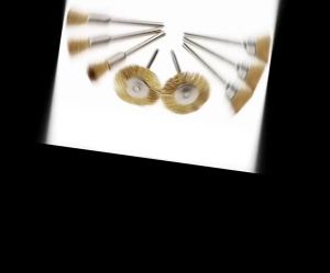 SI FANG | 18pcs Brush Wire Wheel Brushes for Die Grinder Rotary Electric Tool Engraver Accessories Metal Rust Removal Metalworking