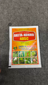 AKITA-KONHO 40SC (20ML) – Hỗ trợ kiểm soát nấm bệnh sương mai trên cà chua đốm lá cà chua thối lá cà chua hư trái cà chua đốm trái cà chua hoạt chất dimethomorph 32% cyazofamid 8%