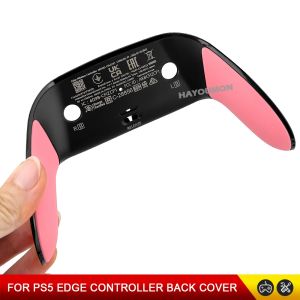Black Whit Gray Pink Replacement Back Case For PS5 DSE Controller Housing Back Shell For PS5 Edge Controller Rear Non-Slip Cover