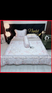🕎LYOCELL120S🕎 Bộ Chăn Ga Gối Lyocell 120S Cao Cấp Nằm Thoáng Mát Chần Bông Lông Vũ _ Nemtot Bedding