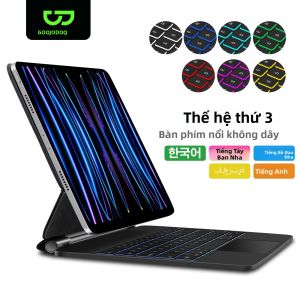 Ốp Bàn Phím GOOJODOQ Magic Dành Cho iPad Air 6/5/4 Thế Hệ Thứ 10 13 Inch & iPad Pro 11/12.9 Thế Hệ Thứ 3/4/5 - Bao Da Có Bàn Phím