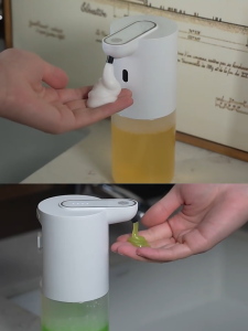 550mL Automatic Soap Dispenser Spray Type Touchless Soap Dispensers with IR Sensor Sanitizer 75% Alcohol Dispenser for Home Commercial Use
