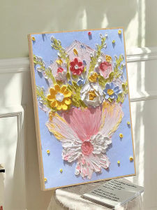 Cream Quartz Sand Acrylic DIY Digital Oil Painting Filling Three-Dimensional Texture Painting Material Handmade Color Filling Decorative Sand Painting