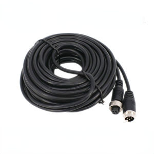 Copper 3M/5M/10M/15M/20M/30M 4 PIN Aviation Connector Cable Video and Audio Cable Car Camera Extension Cable for MDVR