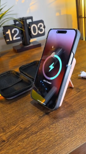 Jiditech Magnetic Power Bank 10000mAh 22.5W Wireless Foldable Powerbank Fast Charging With Stand