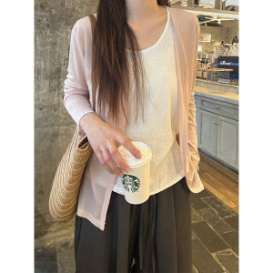 SUHUIQIAN | Lightweight Tencel Sun Protection Blouse Short Cardigan