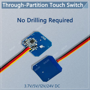3.7V-24V 3A penetrating wood board touch/hand scan sensor switch accessories suitable for wood/glass/acrylic cabinets/closets