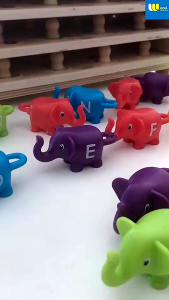 Learning Resources : SNAP-N-LEARN ABC ELEPHANTS ชุดขบวนพาเหรดช้าง ABC