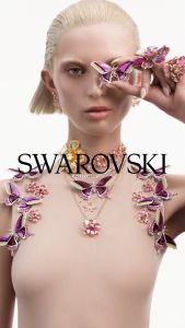 💖Swarovski💖Gema T1 mixed cut colored gemstone pendant necklace S925 sterling silver womens fashion necklace hypoallergenic non-allergenic Valentines Day gift birthday gift for girlfriend bestie