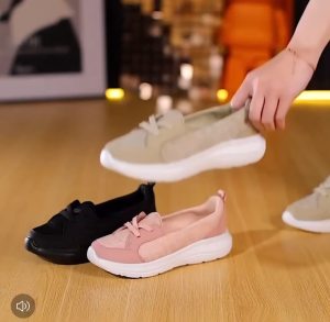 Hoyee Orthopedic Shoes for Women Solid Color sneakers ladies shoes women shoe Hangout Shoes Suitable for Walking Camping HE-MY