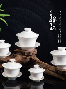 Customized White Porcelain Tea Gaiwan