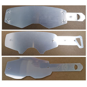 แว่นกันลมสำหรับมอเตอร์ไซค์ MX MTB ATV ฟิล์มแบบใช้แล้วทิ้งสามารถฉีกลามิเนต4ชิ้น10ชิ้น20ชิ้นอุปกรณ์เสริมแว่นตานิรภัย